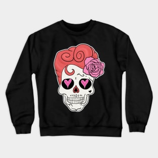 Mexican Skull Dia de los muertos Day of the dead Crewneck Sweatshirt